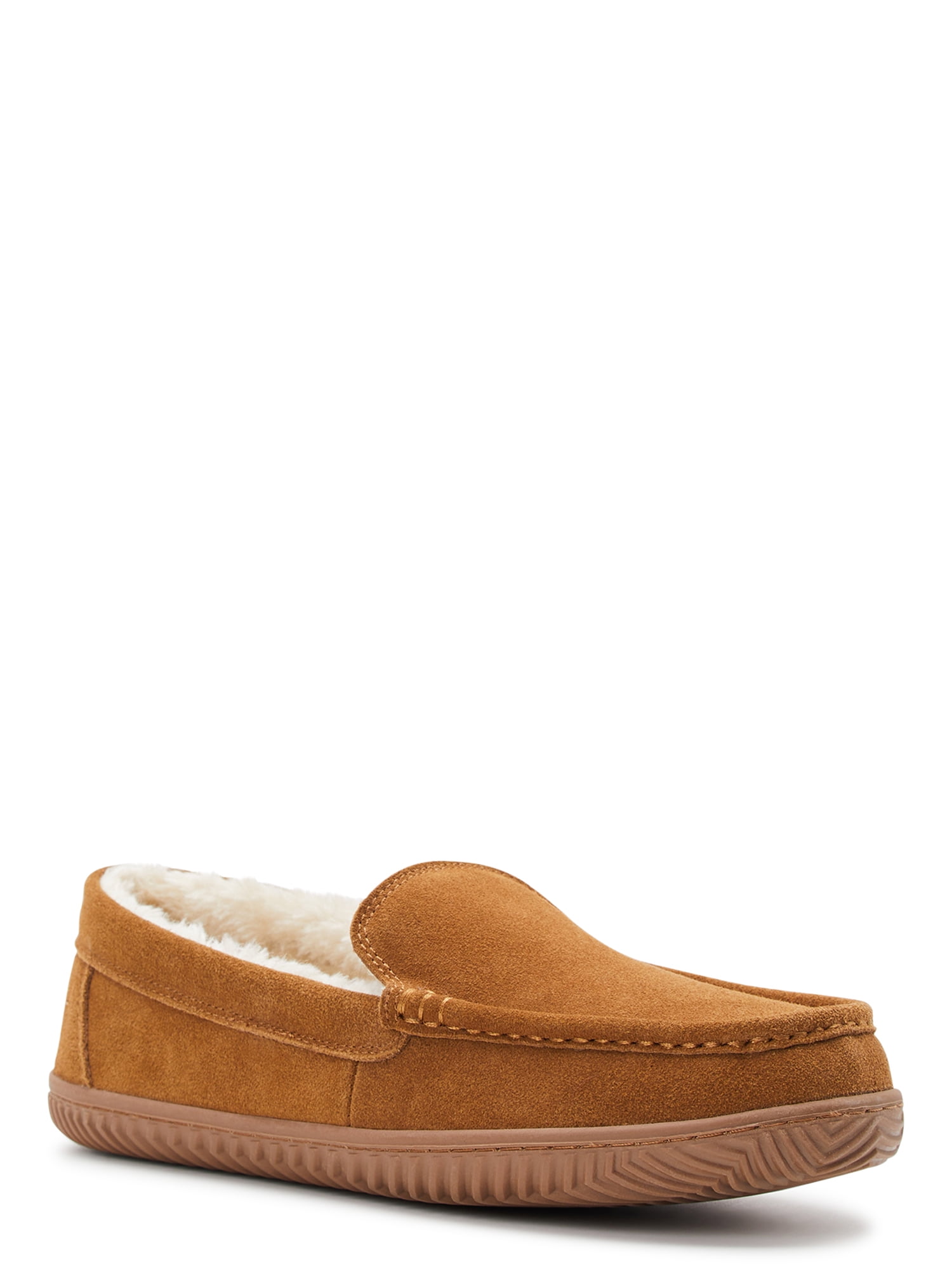 Mens moccasin slippers sale deals
