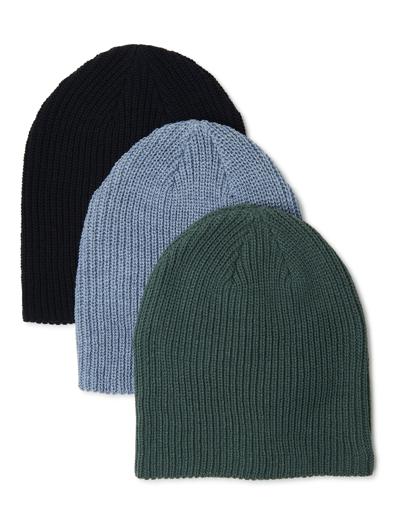 Men’s Knit Beanie, 3Pack
