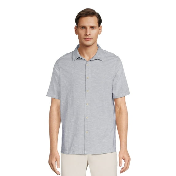 George Men’s Knit Button Down Shirt, Sizes S-3XL