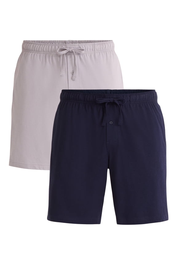 Men's Knit Shorts, 2-Pack, Sizes S-2XL