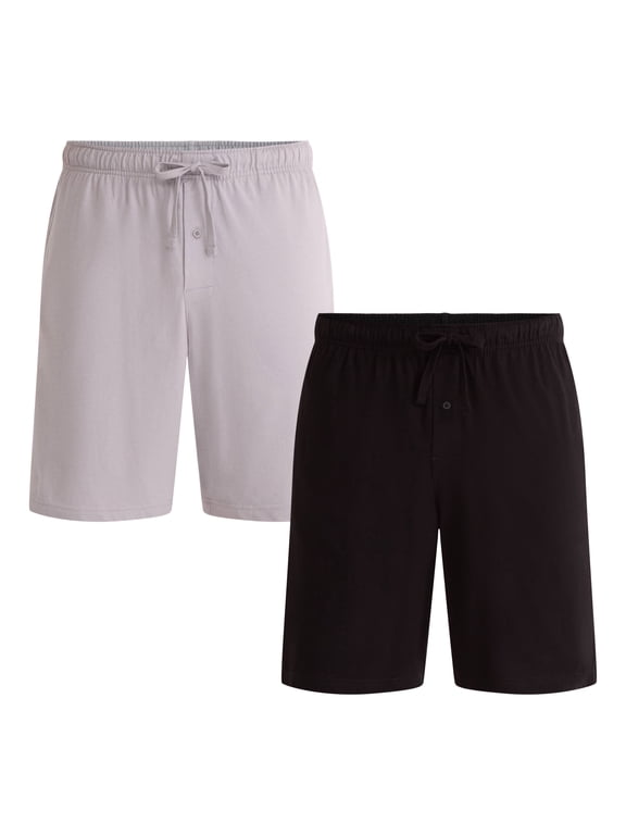 Men's Knit Shorts, 2-Pack, Sizes S-2XL