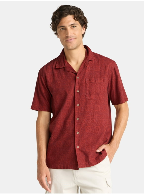 Men's Linen-Blend Shirt, Sizes S-3XL