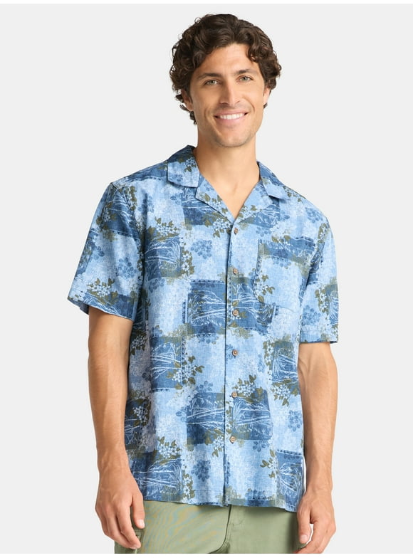 Men's Linen-Blend Shirt, Sizes S-3XL
