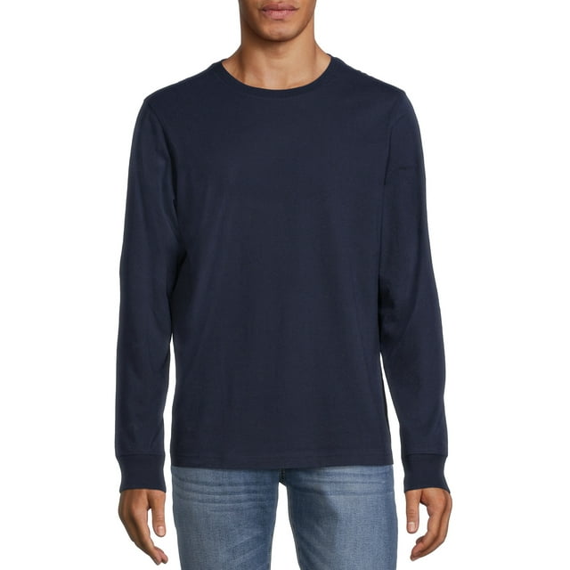 George Men`s Long Sleeve Crewneck Tee