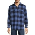 thumbnail image 1 of George Men's Long Sleeve Flannel Shirt, 1 of 5