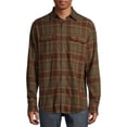 thumbnail image 1 of George Men's Long Sleeve Flannel Shirt, 1 of 6