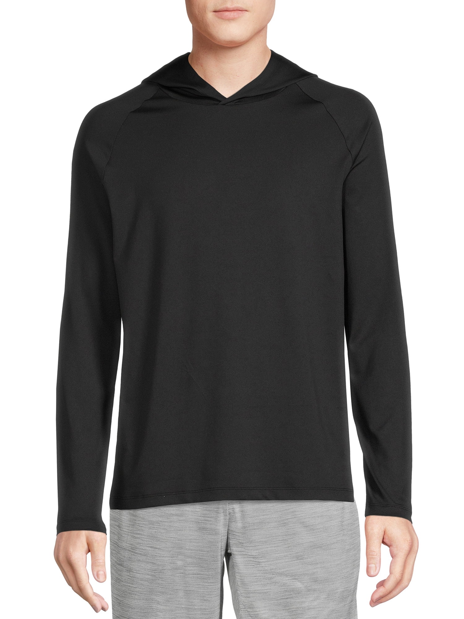 Men's Long Sleeve Hooded Rash Guard with UPF50+