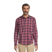 George Men's Long Sleeve Poplin Button-Up Shirt