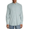 thumbnail image 1 of George Men's Long Sleeve Slim Fit Oxford Shirt, up to 3XL, 1 of 6