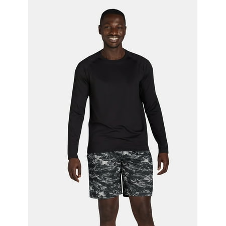 George Men’s & Big Men’s Long Sleeve Sun Shirt with UPF50+, Sizes S-3XL