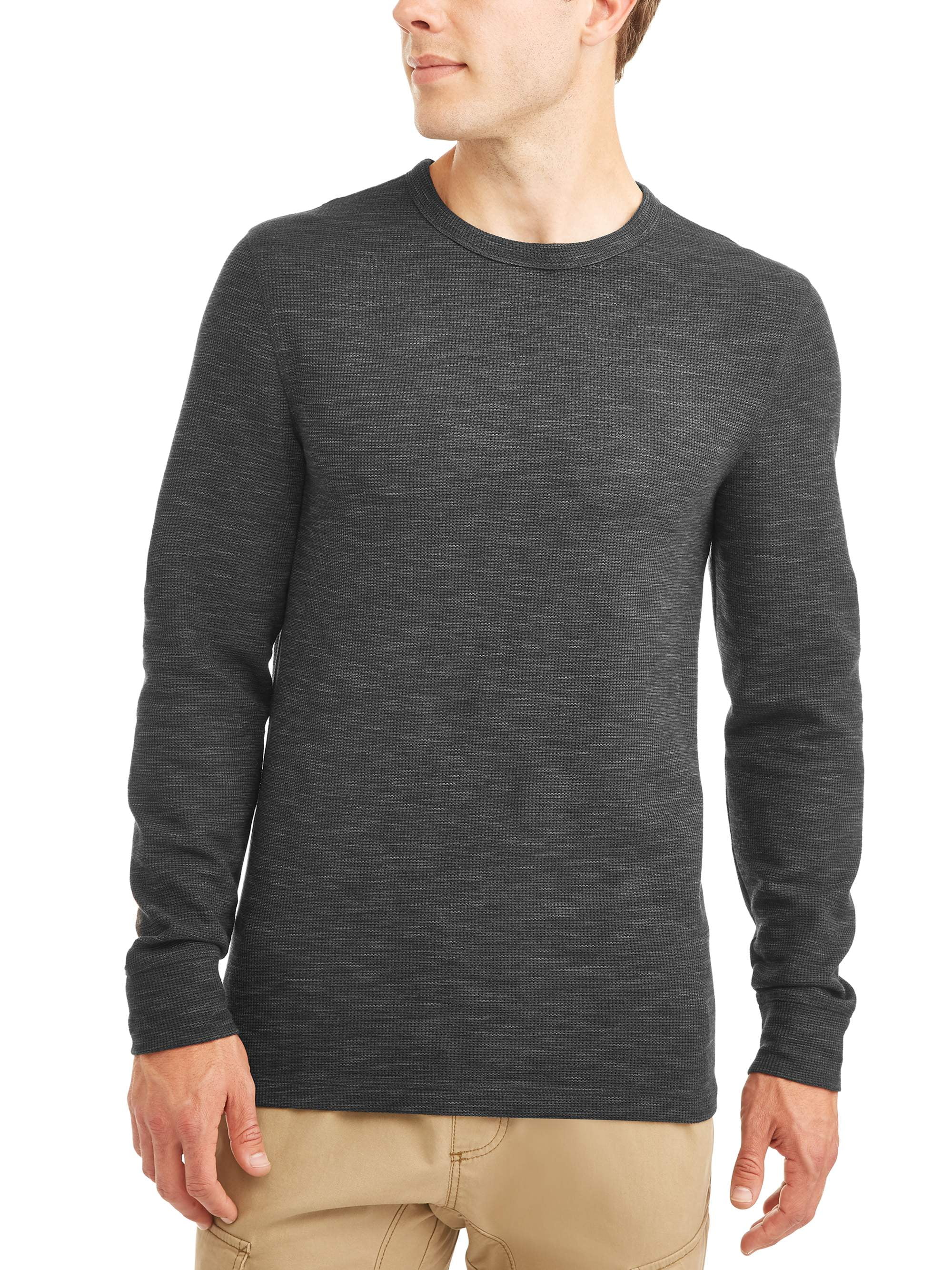 George Men's Long Sleeve Thermal Crew, up to size 5XL - Walmart.com