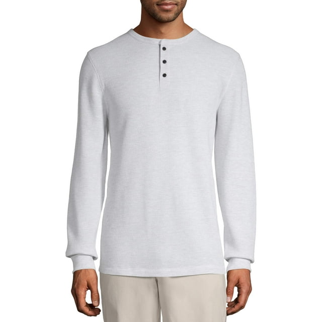 George Men's Long Sleeve Thermal Henley - Walmart.com