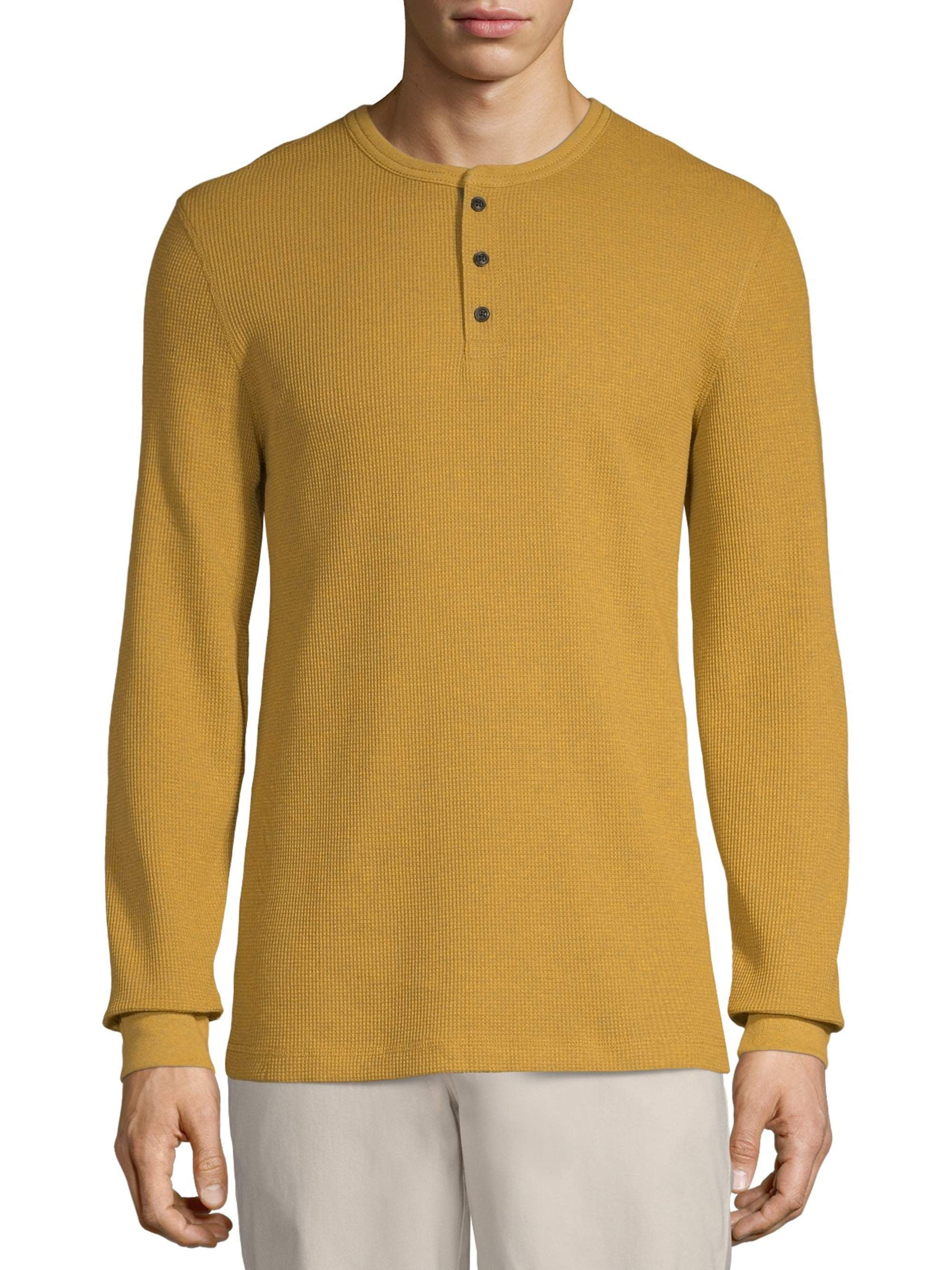 George Men's Long Sleeve Thermal Henley - Walmart.com