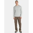 thumbnail image 1 of George Men’s & Big Men’s Thermal Henley Shirt with Long Sleeves, Sizes XS-3XLT, 1 of 5