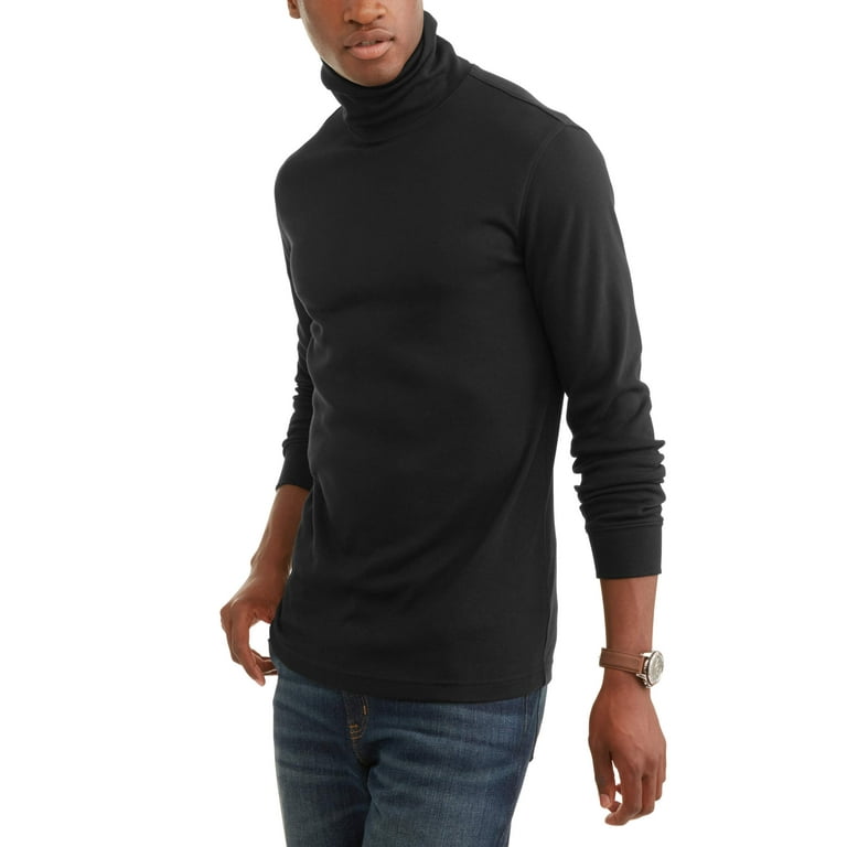 Walmart mens black best sale turtleneck