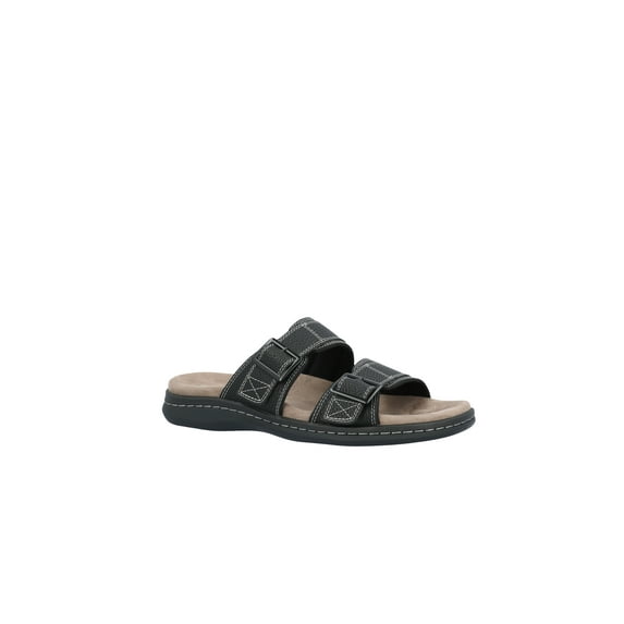 George Men's Marina Two Buckle Band Comfort Slide Sandals, Sizes XS-3XL