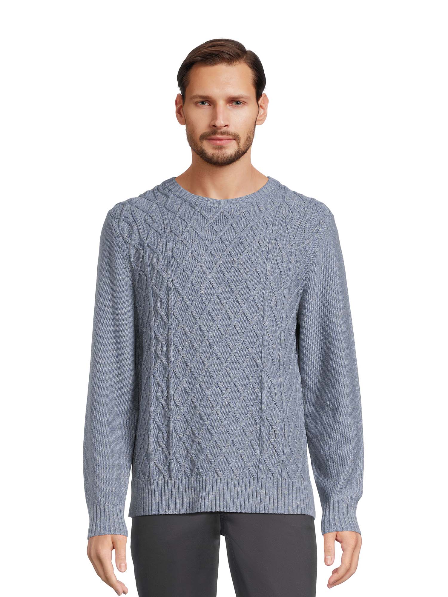George Men's Marled Sweater with Long Sleeves, Sizes S-3XL - image 1 of 5