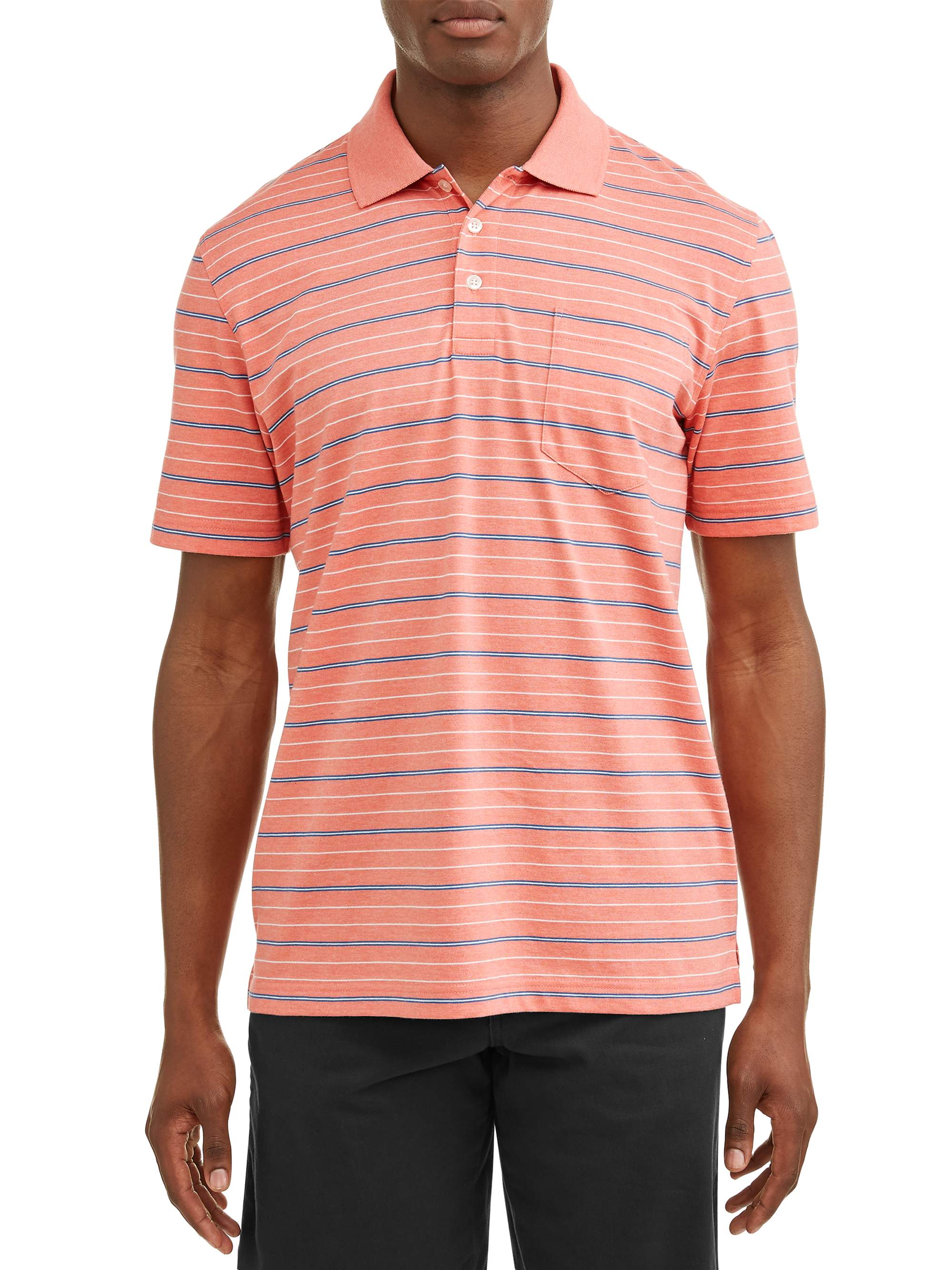 Men's Pattern Jersey Polo Shirt