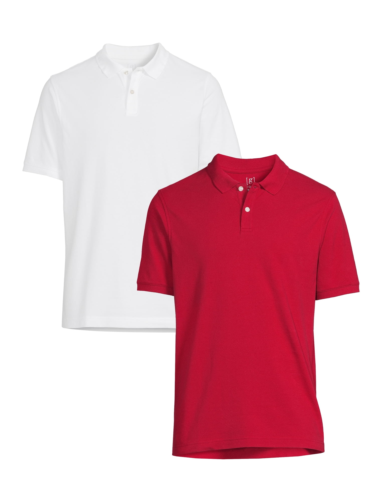 Men's Pique Polo, 2Pack