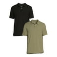 Men's Pique Polo Shirts, 2Pack