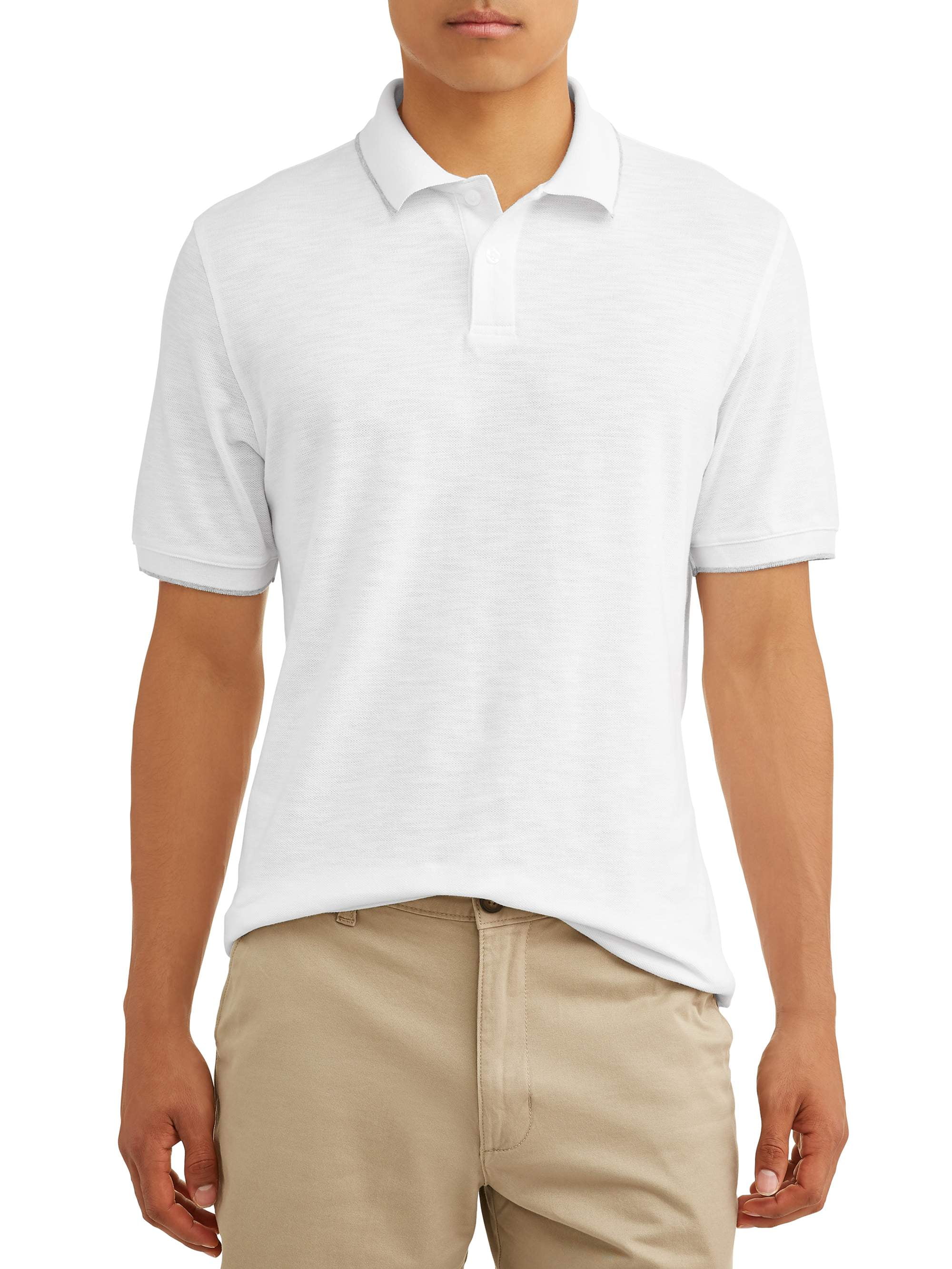 George Men s Pique Stretch Polo Shirt Walmart