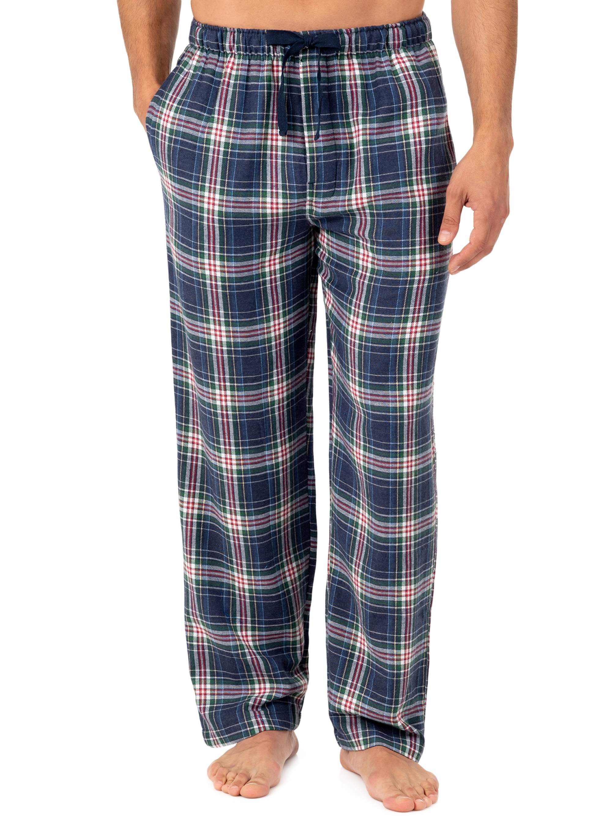 George men's plaid woven flannel sleep pant hot sale