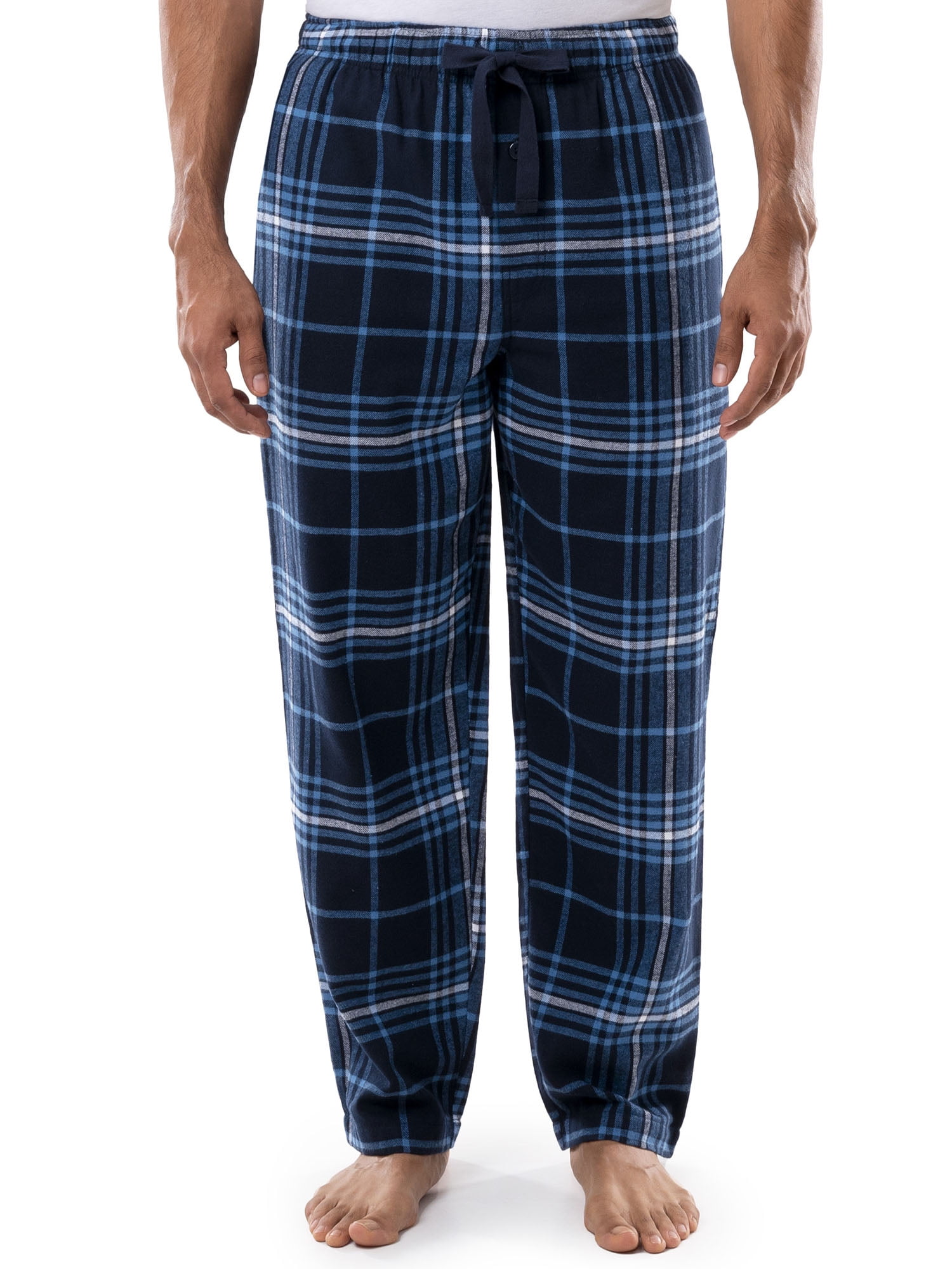 George Men's Plaid Woven Flannel Sleep Pants, Sizes S-5XL 