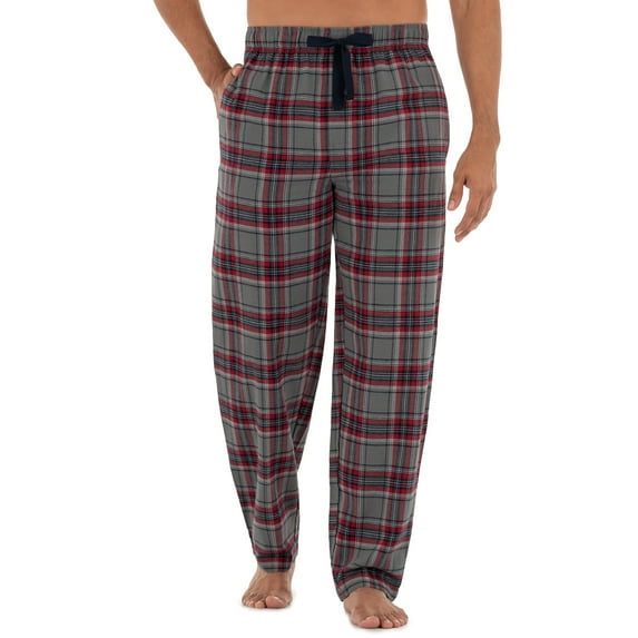 George Men's Plaid Woven Flannel Sleep Pants