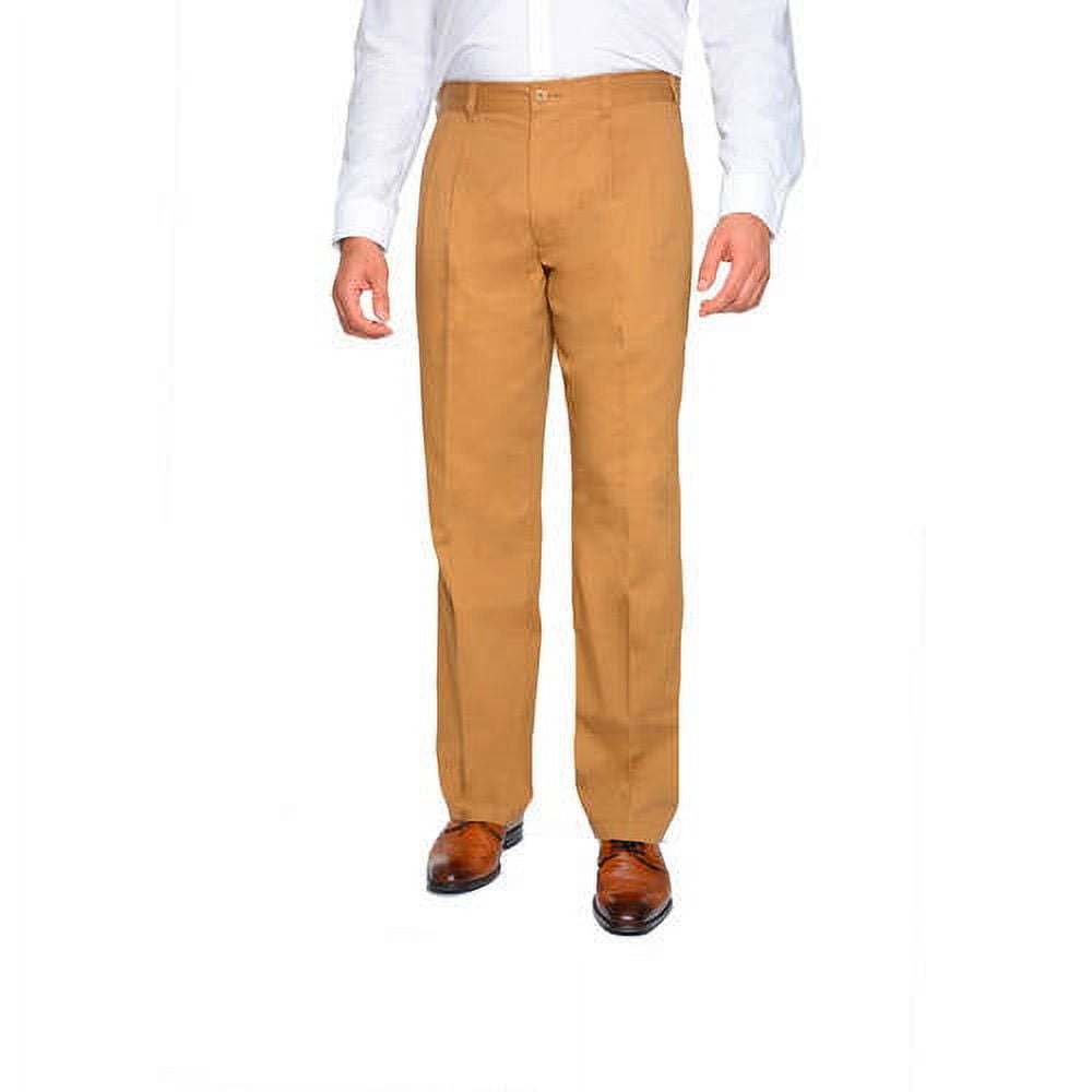 Men's Pleated Front Wrinkle Resistant Pants
