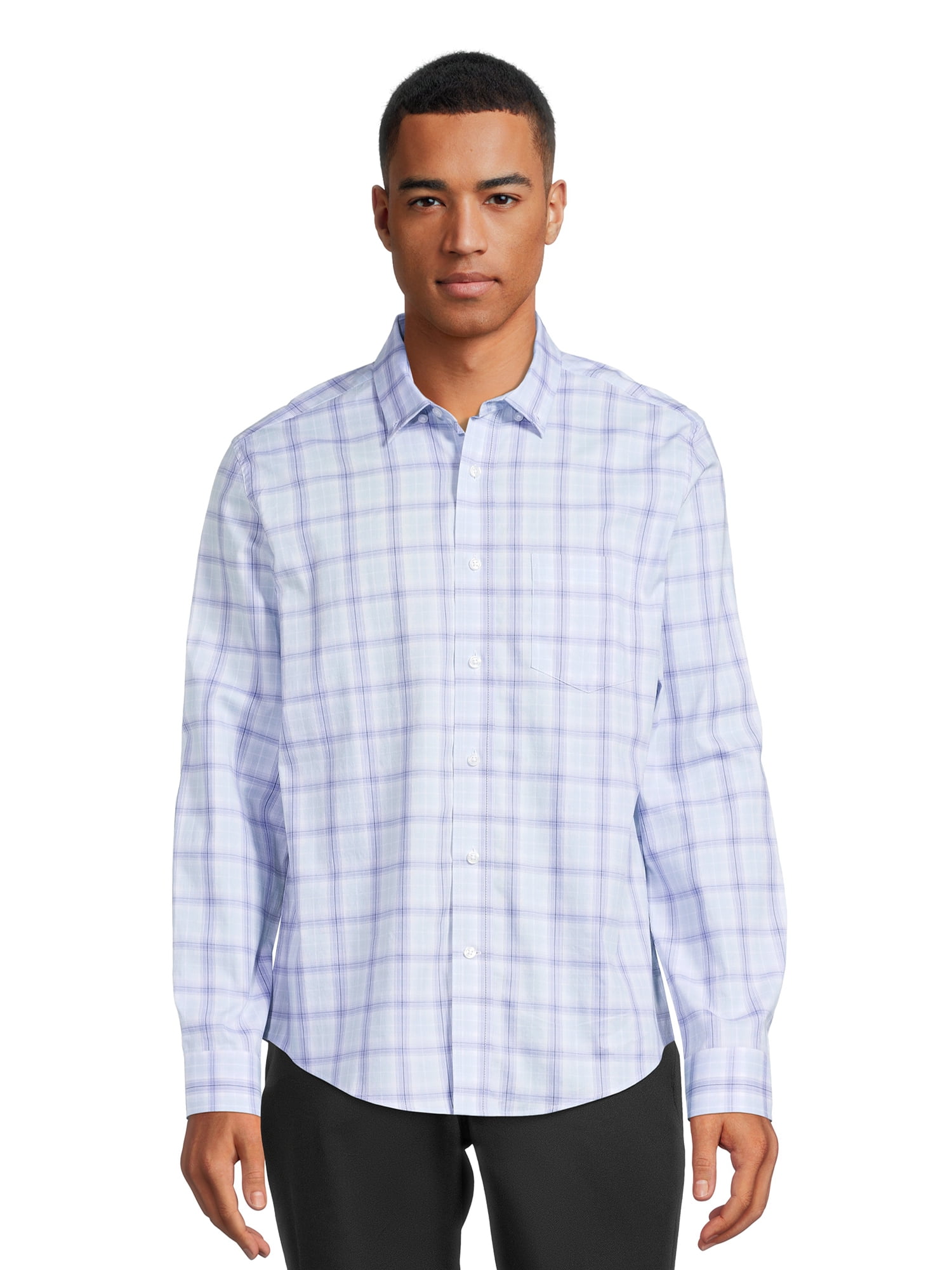 George Men's Poplin Shirt with Long Sleeves
