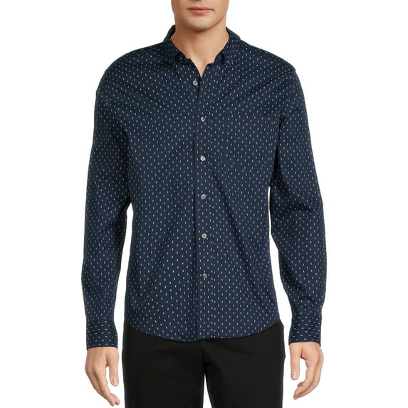 George Men’s Poplin Shirt with Long Sleeves