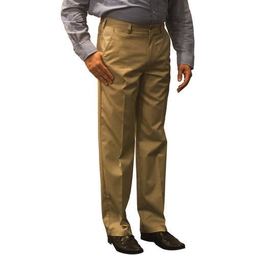Men's Premium Flat Front Khaki Pants
