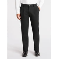 George Big Men's Premium Pleated Regular Fit Khaki Pants