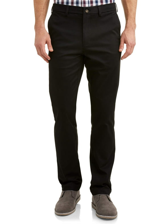 George Men's Premium Straight Fit Khaki Pants