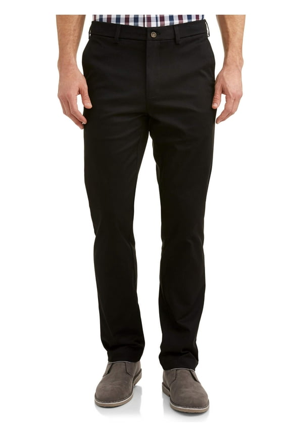 Men's and Big Men’s Premium Straight Leg Khaki Pants, Waist Sizes 29-54