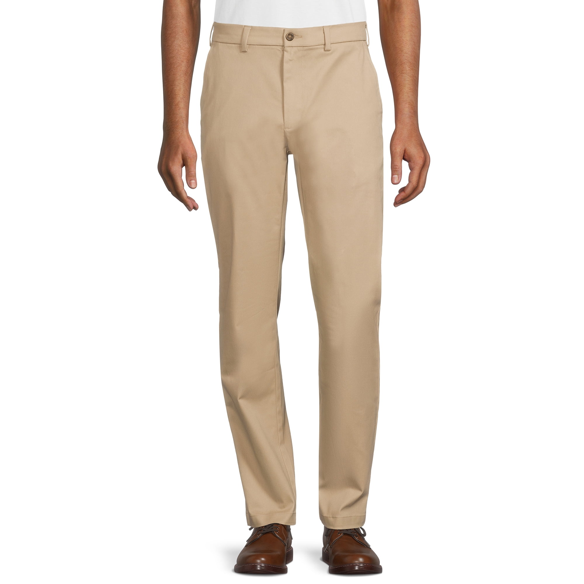 George Men s Premium Straight Fit Khaki Pants