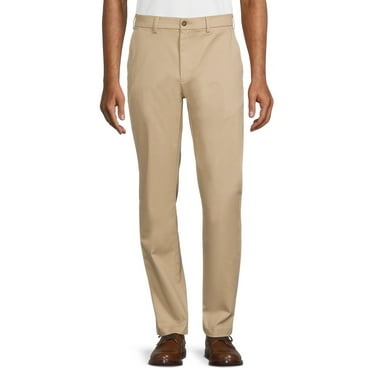 George Men's Premium Straight Fit Khaki Pants