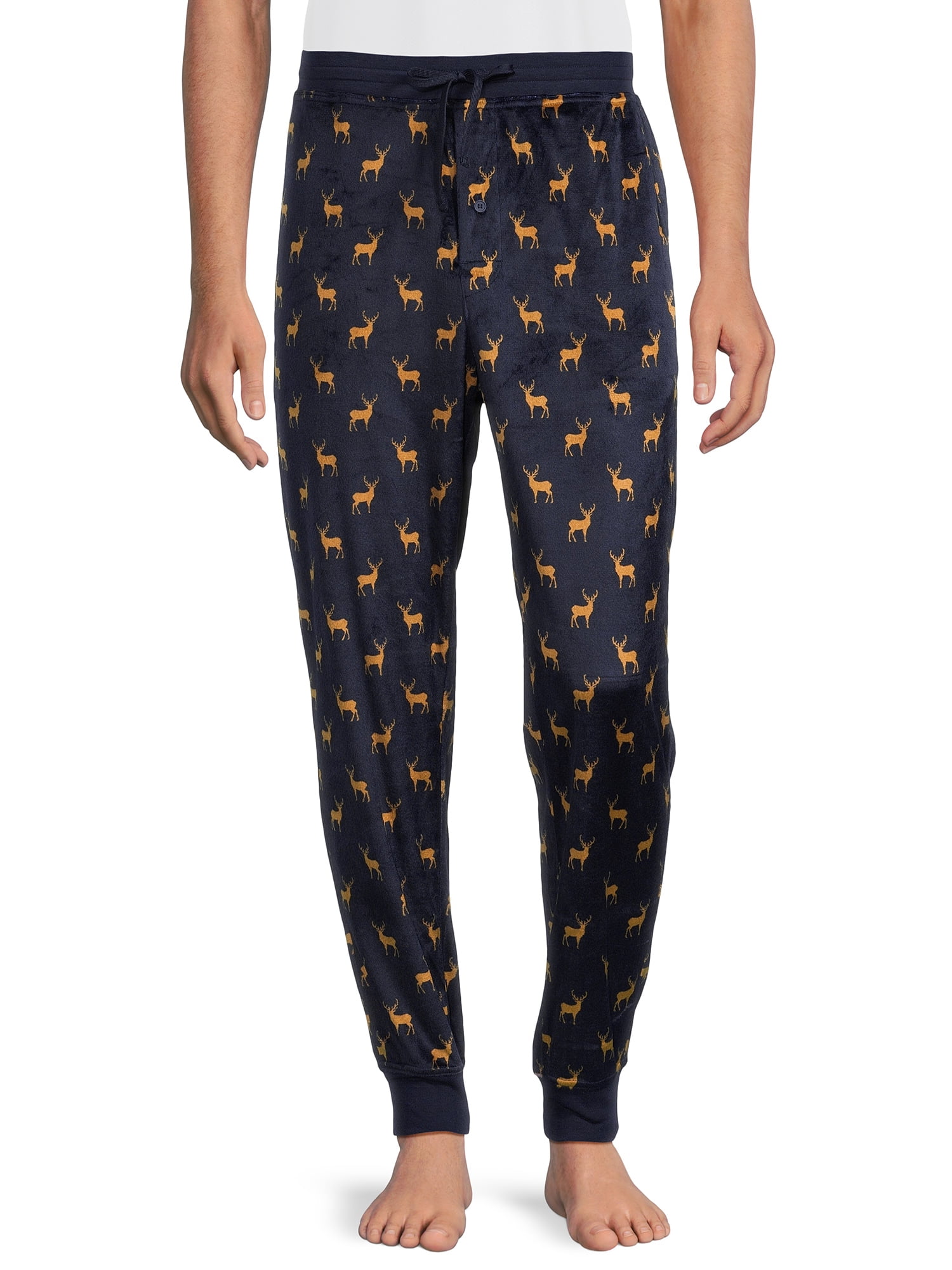 Men's Print Knit Sleep Joggers, Sizes S3XL