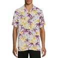 thumbnail image 1 of George Men's Printed Button Front Shirt with Short Sleeves, 1 of 5