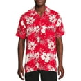 thumbnail image 1 of George Men's Printed Button Front Shirt with Short Sleeves, 1 of 5