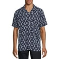 thumbnail image 1 of George Men's Printed Button Front Shirt with Short Sleeves, 1 of 5