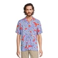 thumbnail image 1 of George Men’s Printed Short Sleeve Button Down Shirt, 1 of 5
