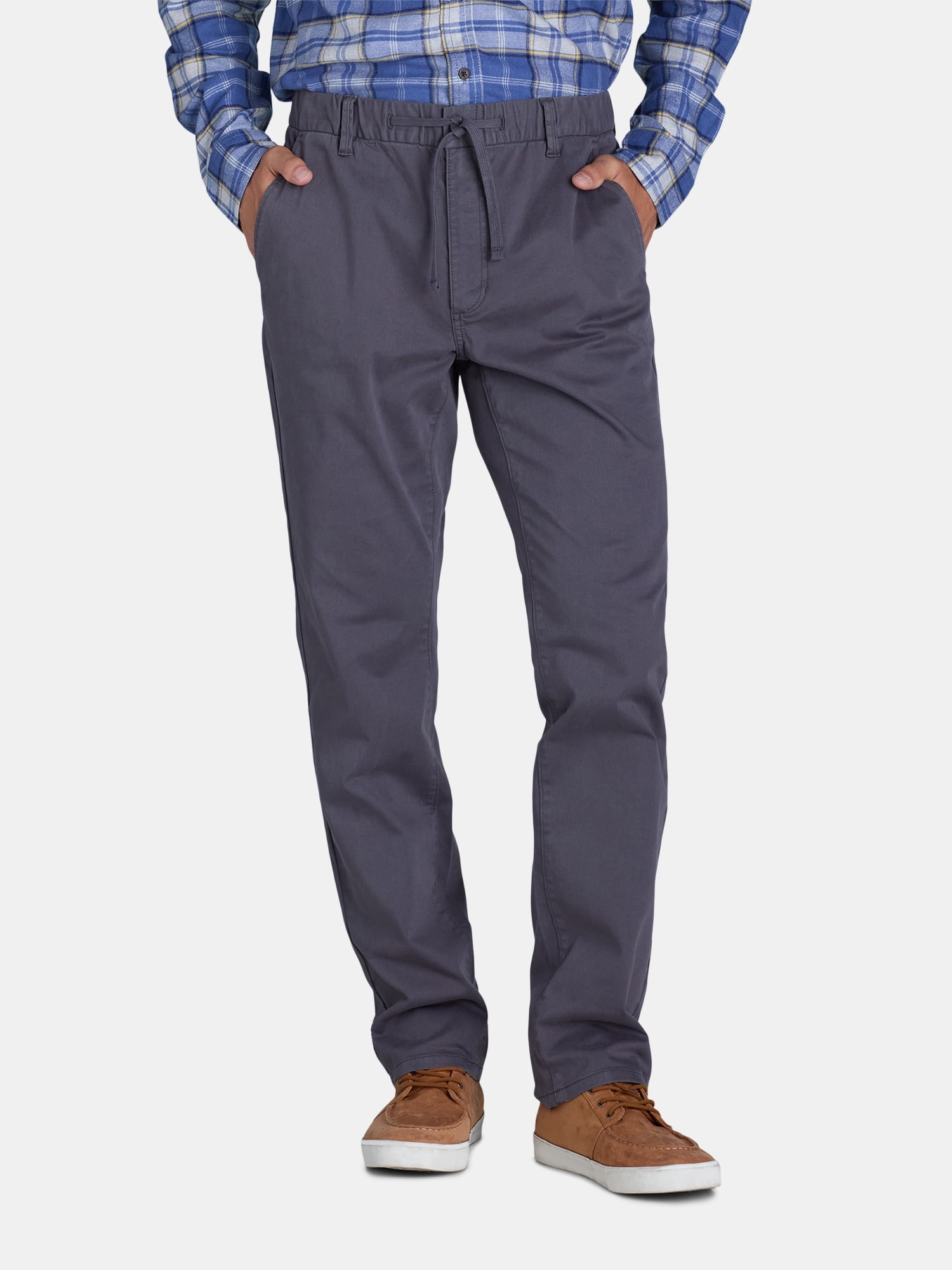 George Men's and Big Men’s Pull On Chino Pants, Sizes S-2XL - Walmart.com