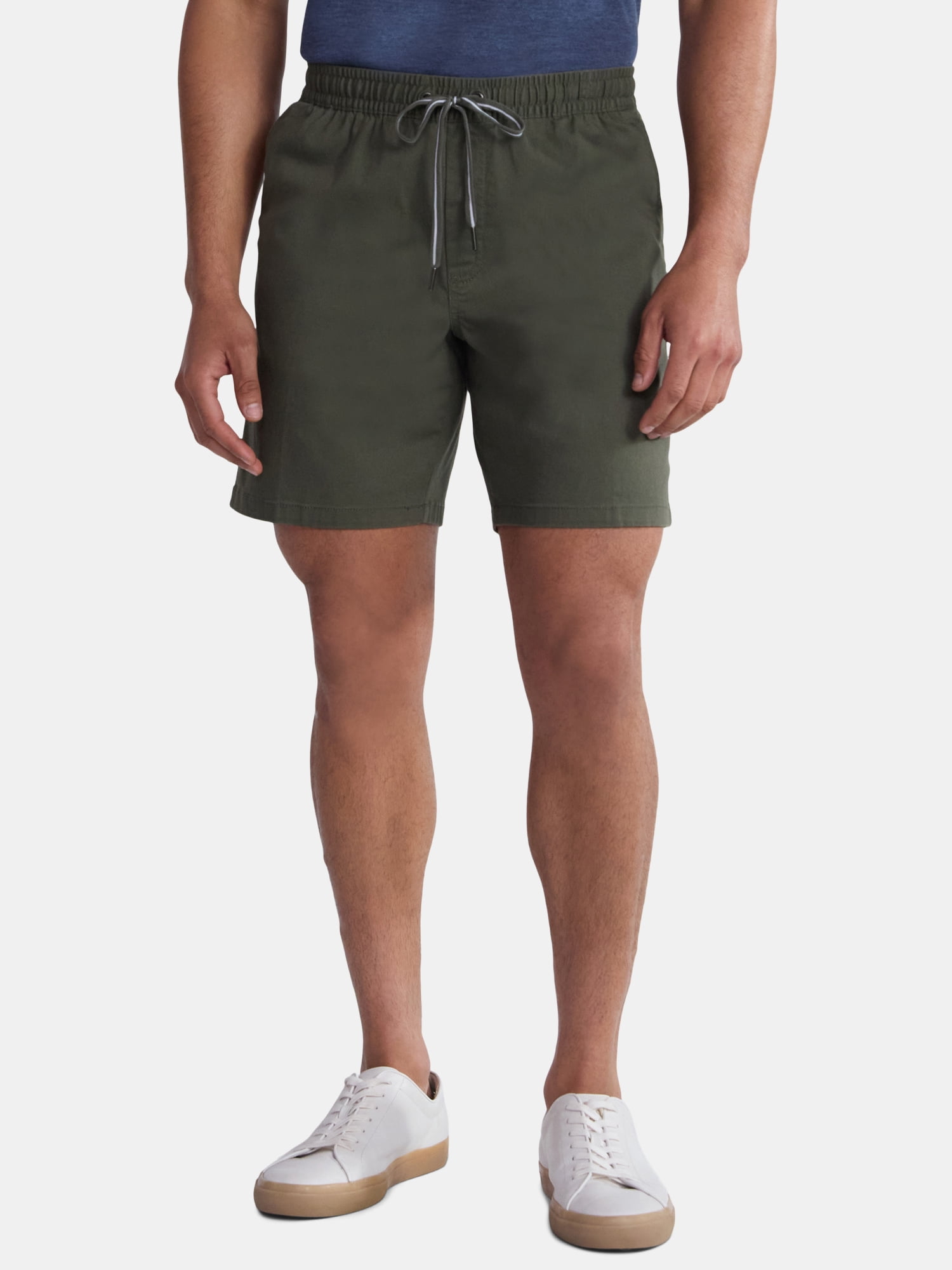George Men's and Big Men's Pull On Shorts, 8" Inseam, Sizes S-3XL