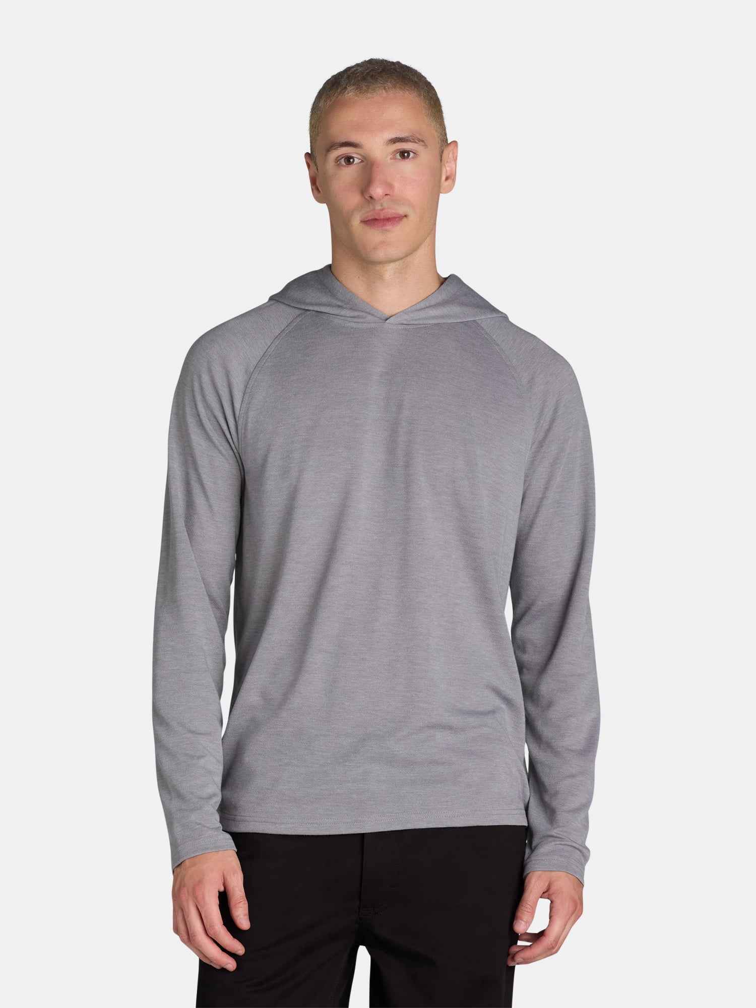 George loves short offers sleeve gray hoodie