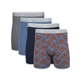 thumbnail image 1 of George Men's Regular Leg Boxer Briefs, 4-Pack, Sizes S- XL, 1 of 8