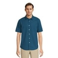 thumbnail image 1 of George Men's Seersucker Button Up Shirt with Short Sleeves, 1 of 6