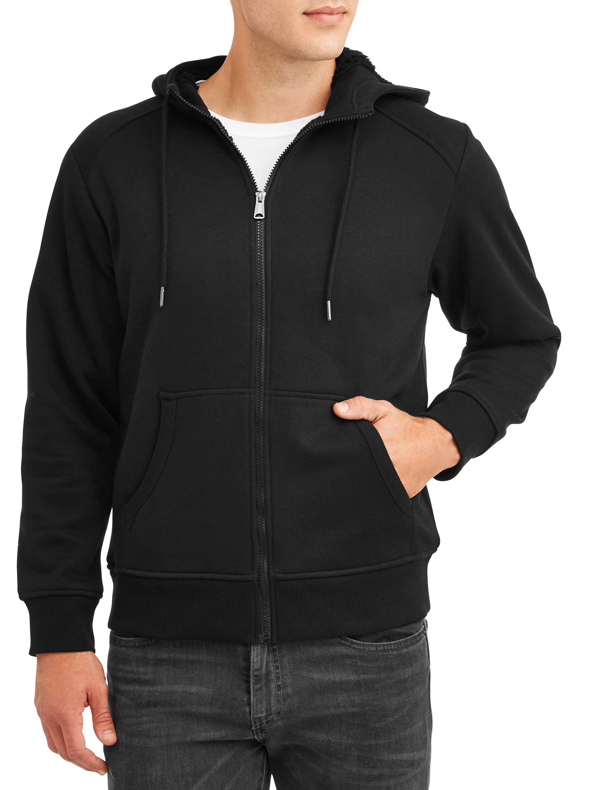 George Men's Sherpa Hoodie, up to Size 5XL 