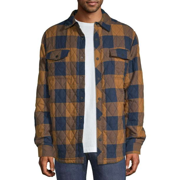 George Men's Shirt Jacket, up to Size 5XL - Walmart.com