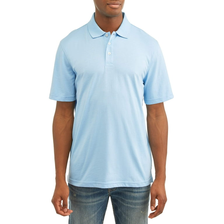 Grey polo shirt clearance walmart